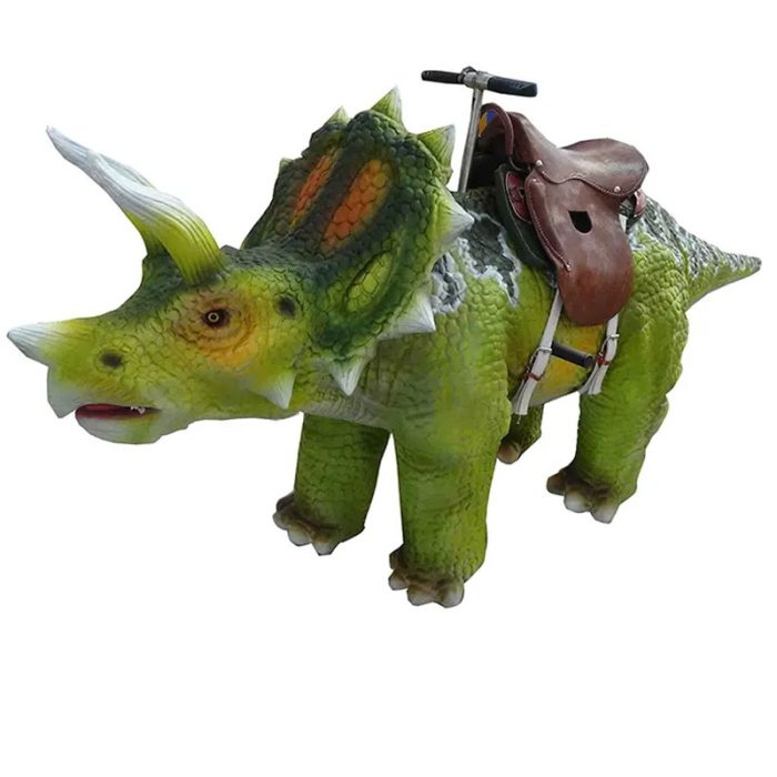 Amusement Park Walking Dinosaur Mechanical Dinosaurs Ride For Kids