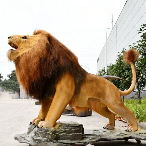 Animatronic lion Model robot