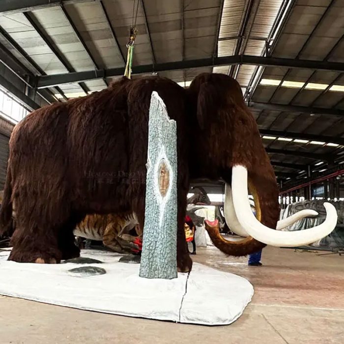 Durable Lifelike Animatronic Mammoth Model - Image 2