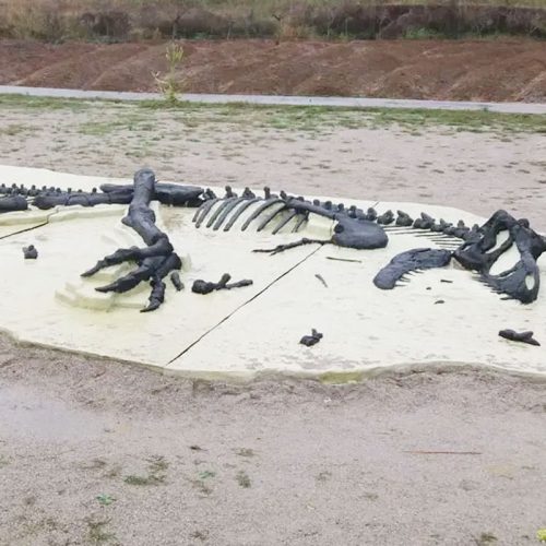 Dinosaur Statue