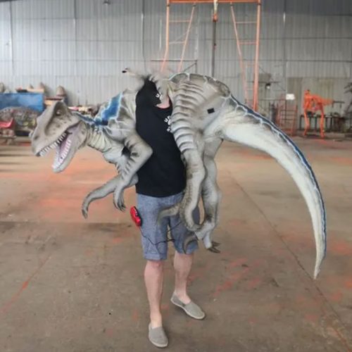 Realistic Animatronic Baby Dinosaur Hand Puppet
