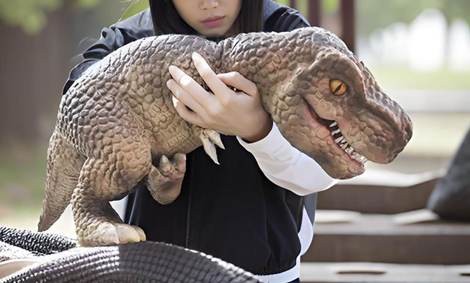 dinosaur hand puppets