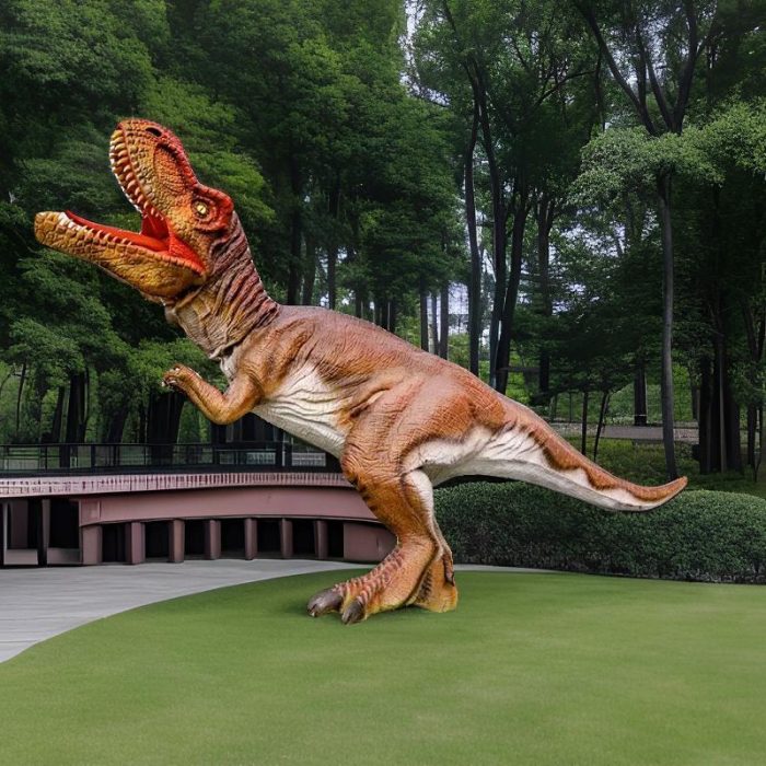 animatronic dinosaur model