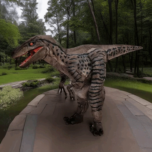 raptor dinosaur costume 