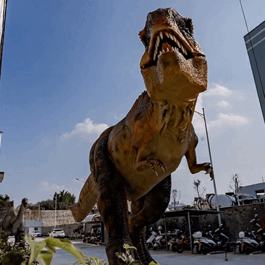 Animatronic T-rex Models Robots