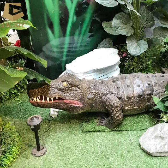 Realistic Alligator Animatronic Halloween Prop