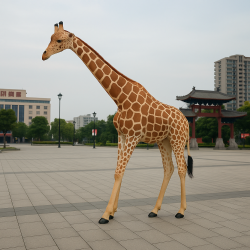realistic giraffe model