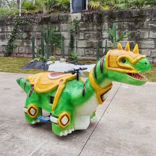 Riding on Dinosaur Costume​